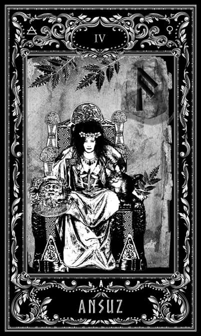 Cartes runiques - Cartes de dieux - Freya-Evina (3)
