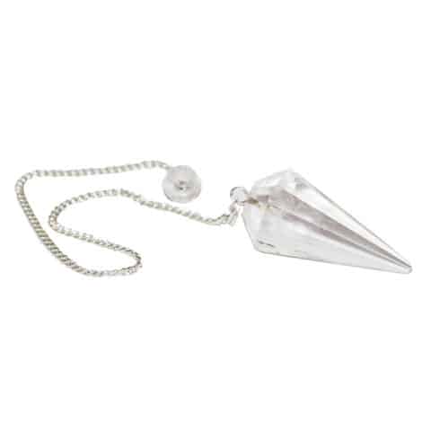 Crystal Quartz Faceted Pendulum. Crystal pendulum. Divination pendulum. Protection pendulum. Magic pendulum. Pendulum crystal (1)