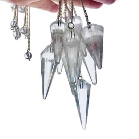 Crystal Quartz Faceted Pendulum. Crystal pendulum. Divination pendulum. Protection pendulum. Magic pendulum. Pendulum crystal (7)