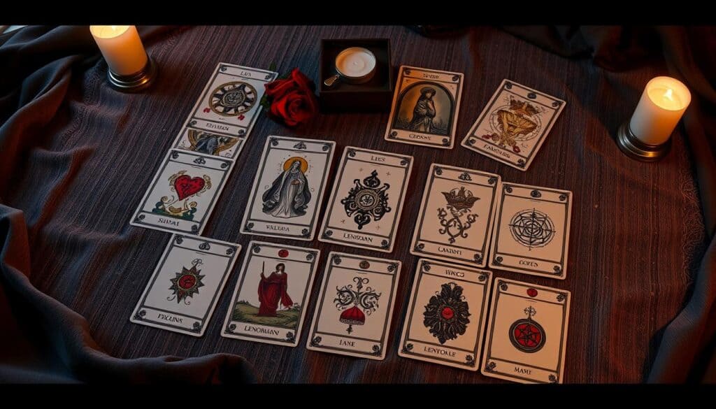 Lenormand card layouts